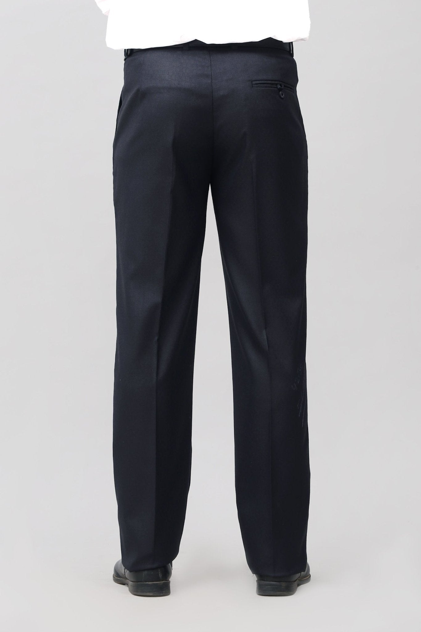 Bluebird Timeless Navy Blue Pleated Trouser 