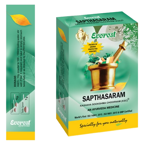 Everest Ayurveda Sapthasaram Kashaya Sookshma Choornams 