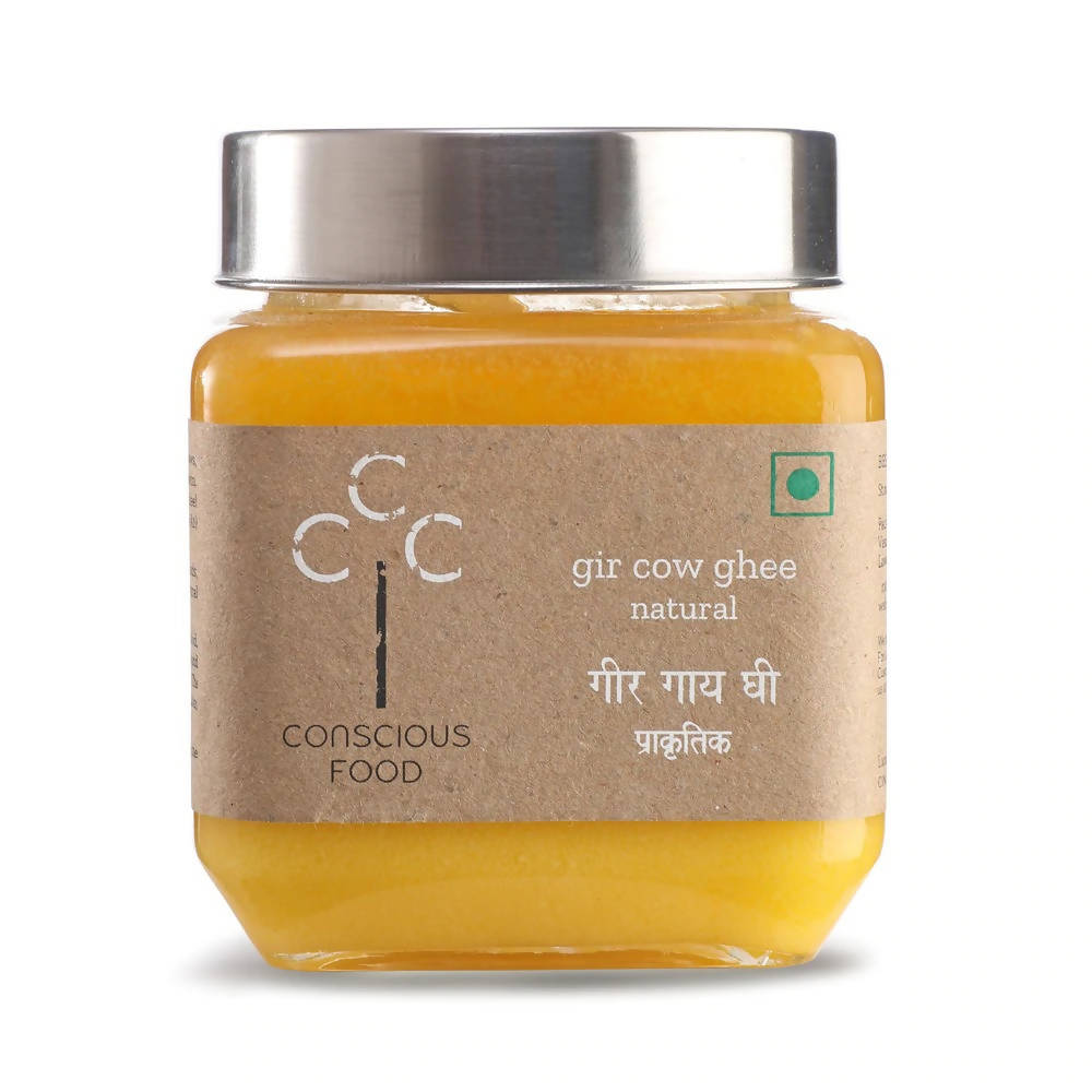 Conscious Food A2 Gir Cow Ghee (Bilona Preparation) | 100% Gir Cow Ghee | Homemade & Organic Ghee 