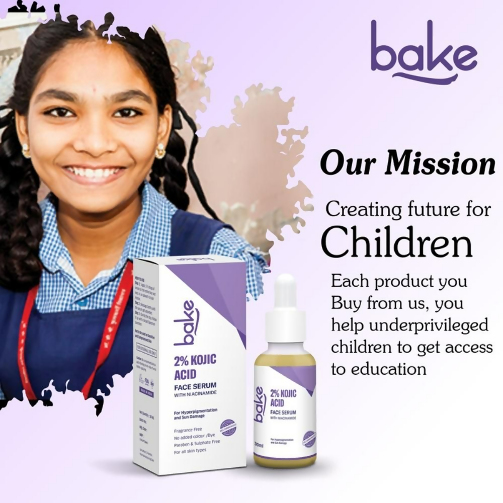 Bake 2% Kojic Acid Face Serum With Niacinamide  Grab2Buy Bake Grab2Buy