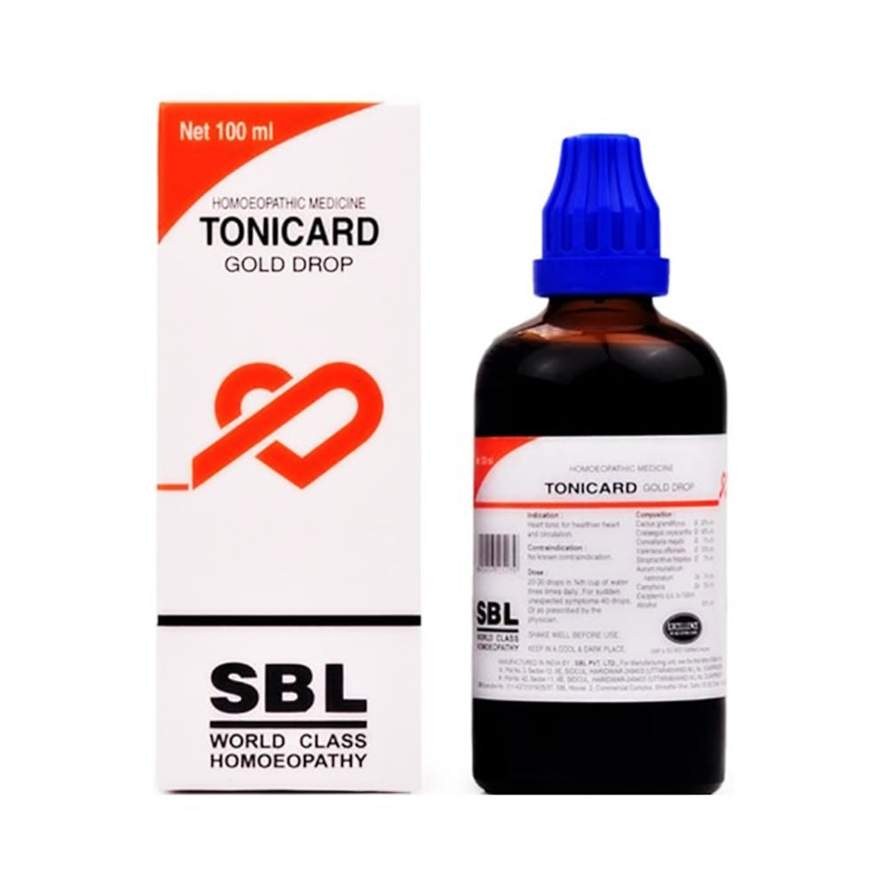 SBL Homeopathy Tonicard Gold Drops 
