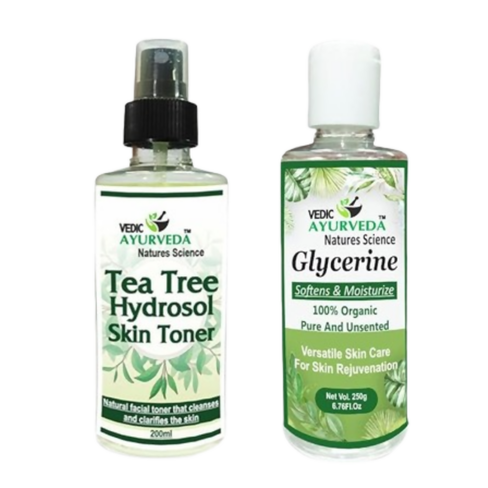 VedicAyurveda Tea Tree Hydrosol Skin Toner with Glycerine  Grab2Buy VedicAyurveda Grab2Buy