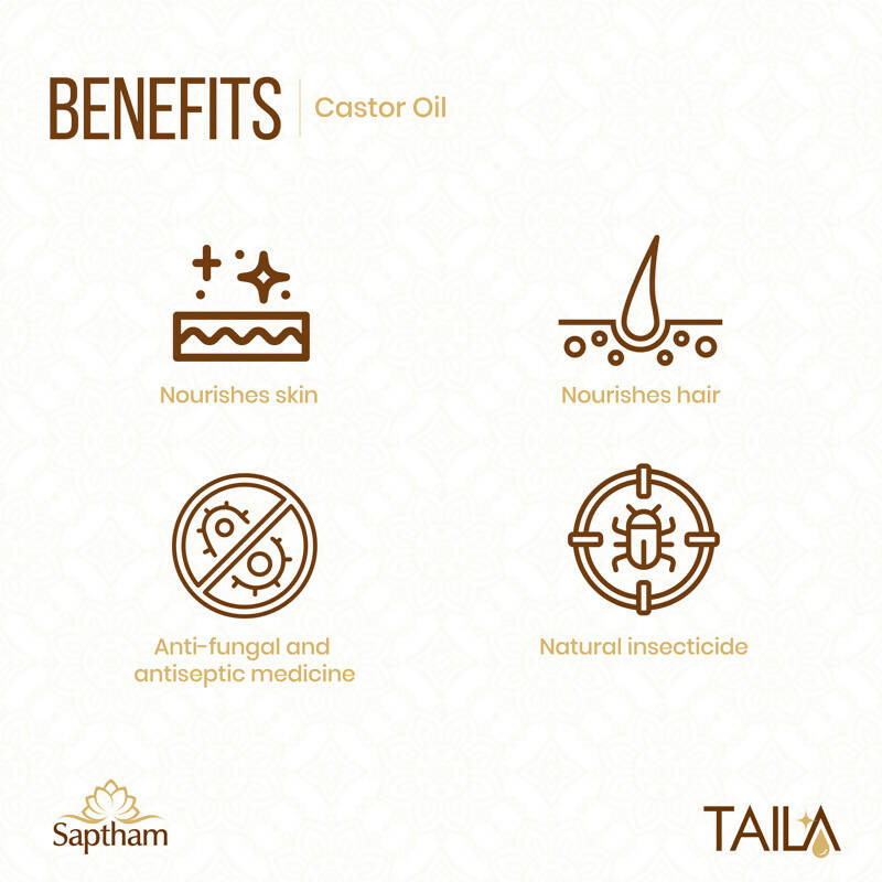 Saptham Taila 100% Natural Castor Oil 