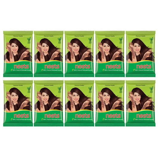 Neeta Henna Powder Enriched With Natural Herbs-Natural Brown