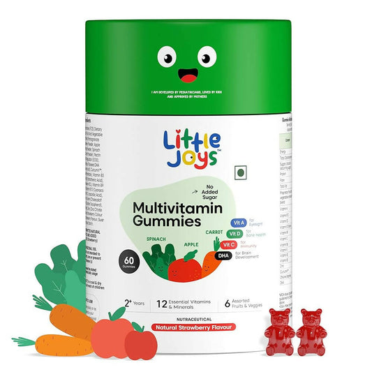 Little Joys Multivitamin Gummies for Kids (2-6 yrs) - No Added Sugar 
