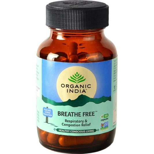 Organic India Breathe Free Capsules - Grab2buy