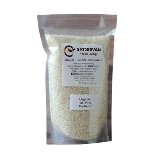 Satjeevan Organic Idli Rice Parboiled 