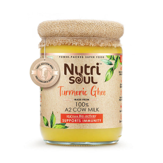 Nutrisoul Turmeric Ghee | Authentic and Traditional Ghee | Healthy & Natural Ghee 