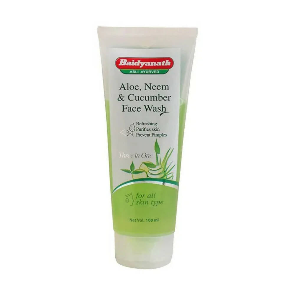 Baidyanath Jhansi Aloe, Neem & Cucumber Face Wash - Grab2buy