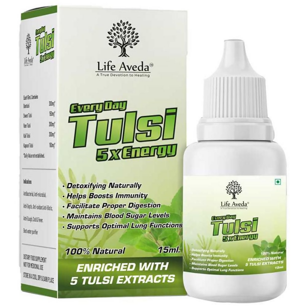 Life Aveda Everday Tulsi 5x Energy Drop 