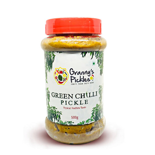 Granny's Pickles Green Chilli Pickle - Grab2buy
