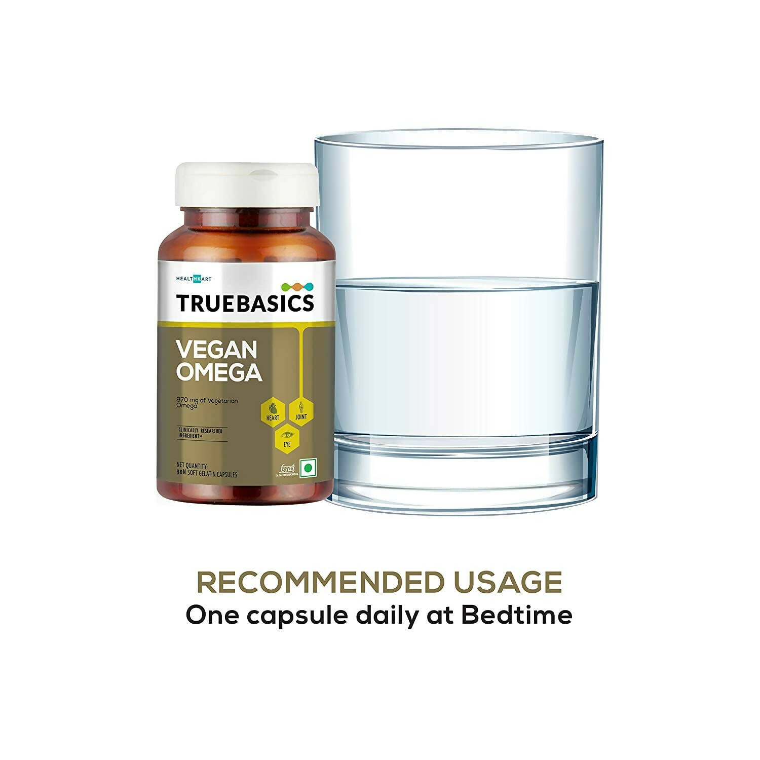 TrueBasics Vegan Omega Capsules 