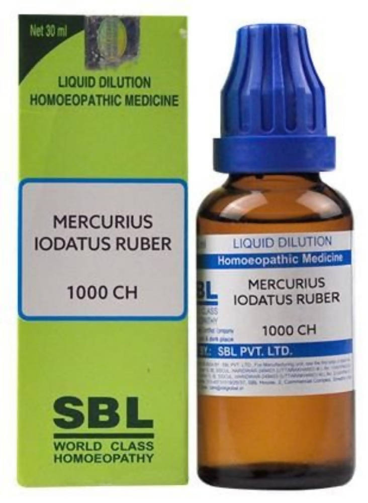 SBL Homeopathy Mercurius Iodatus Ruber Dilution 