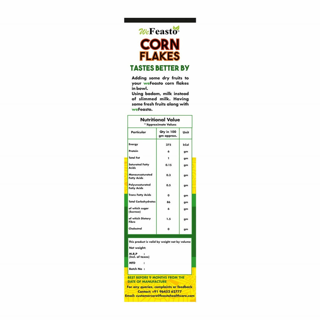 Wefeasto Corn Flakes - Grab2buy