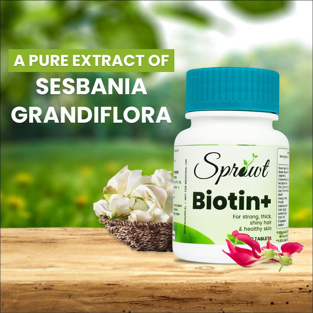 Sprowt Biotin+ Tablets - Grab2buy
