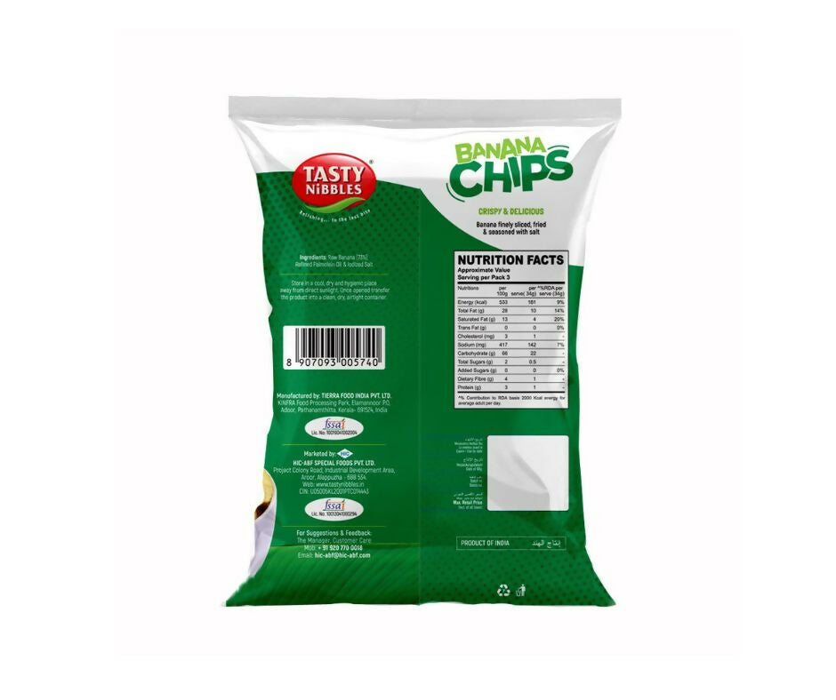 Tasty Nibbles Kerala Crunchy Banana Chips - Grab2buy