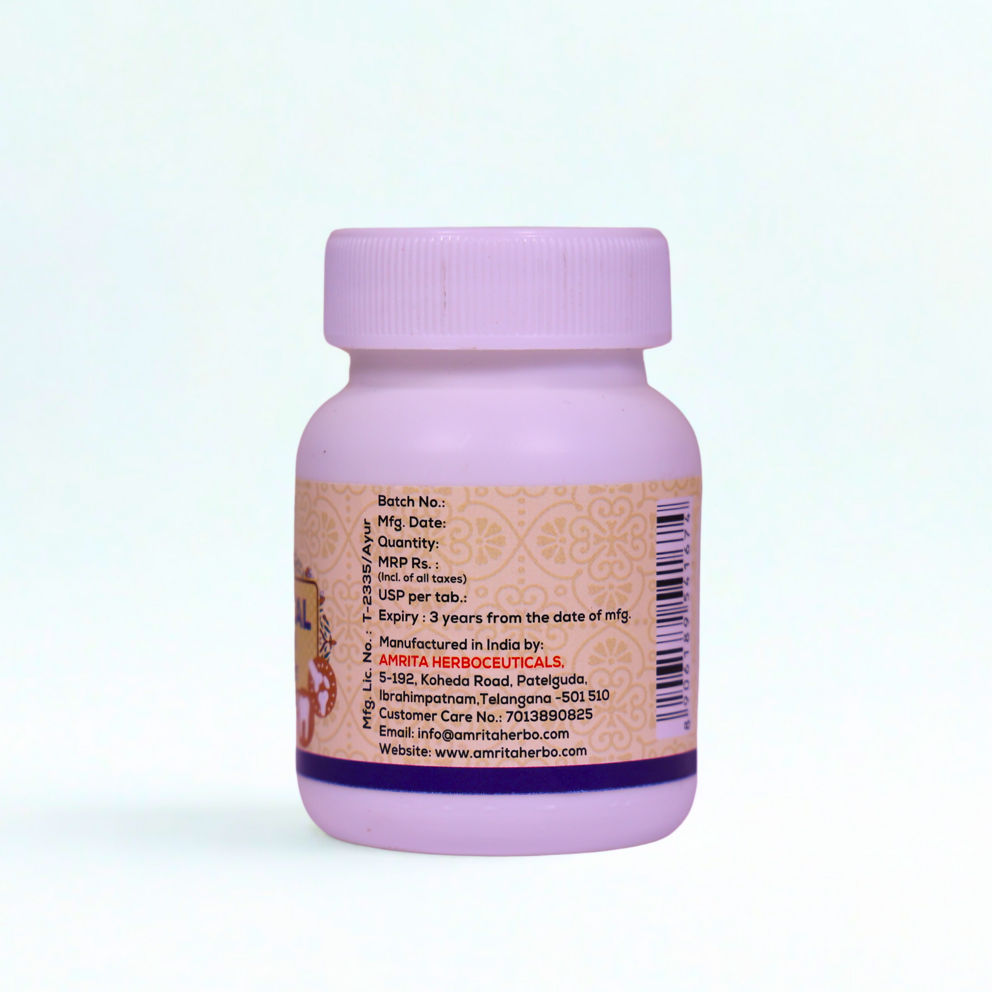 Amrita Asthycal Tablets - Natural Calcium Supplement 
