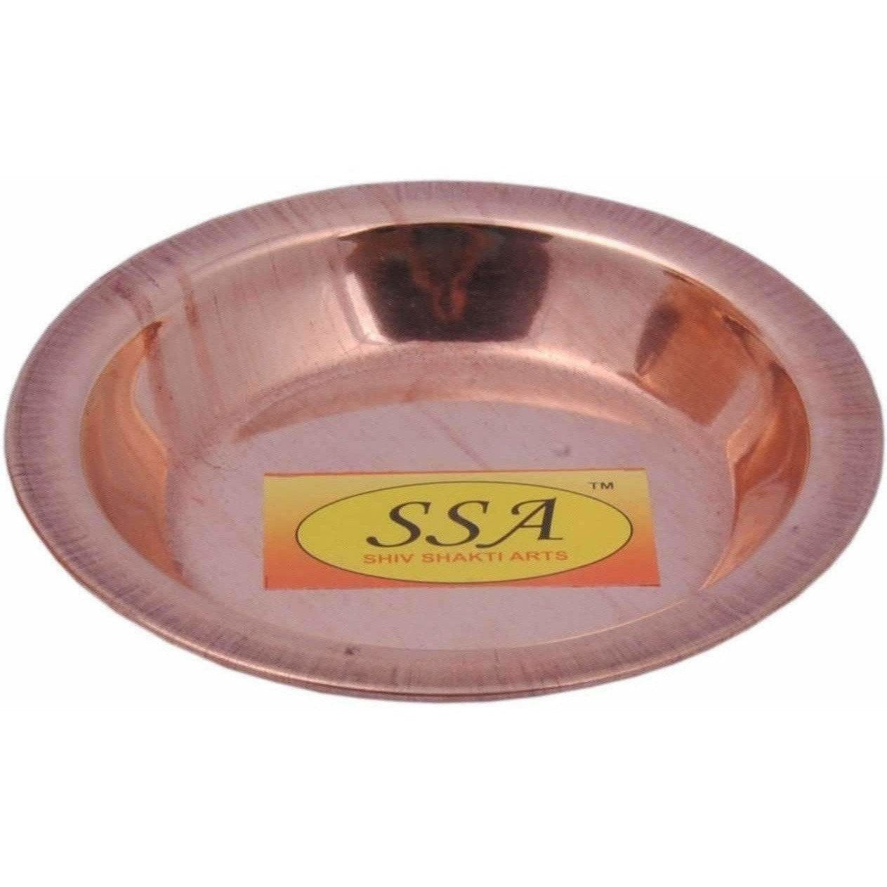 Handmade Pure Copper Kalash Lota With Lid Copper Kalash  (Height: 6.5 inch, Brown) - Grab2buy