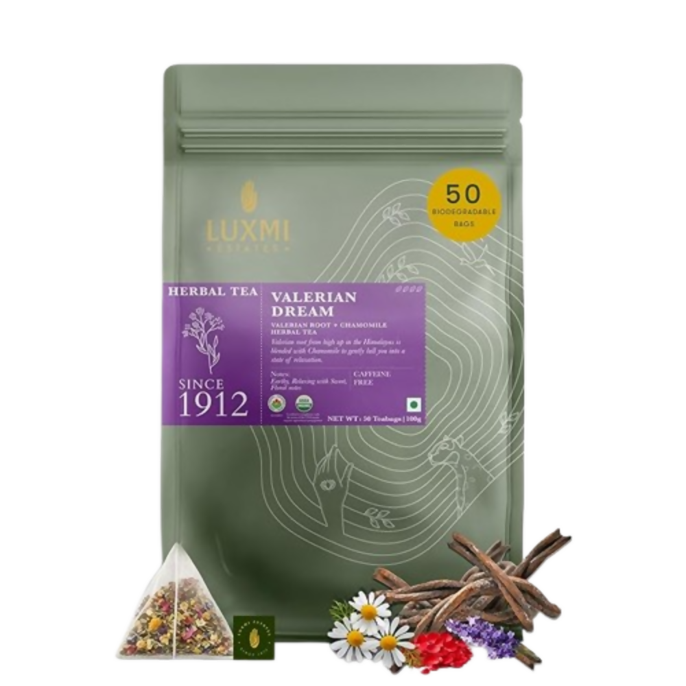 Luxmi Estates Valerian Dream – Organic Sleep Tea