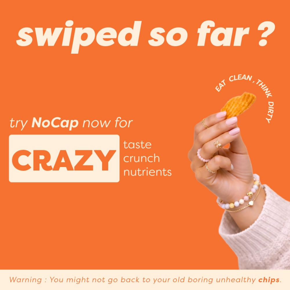 Nocap foods Healthy Chips - Millet Jalapeno