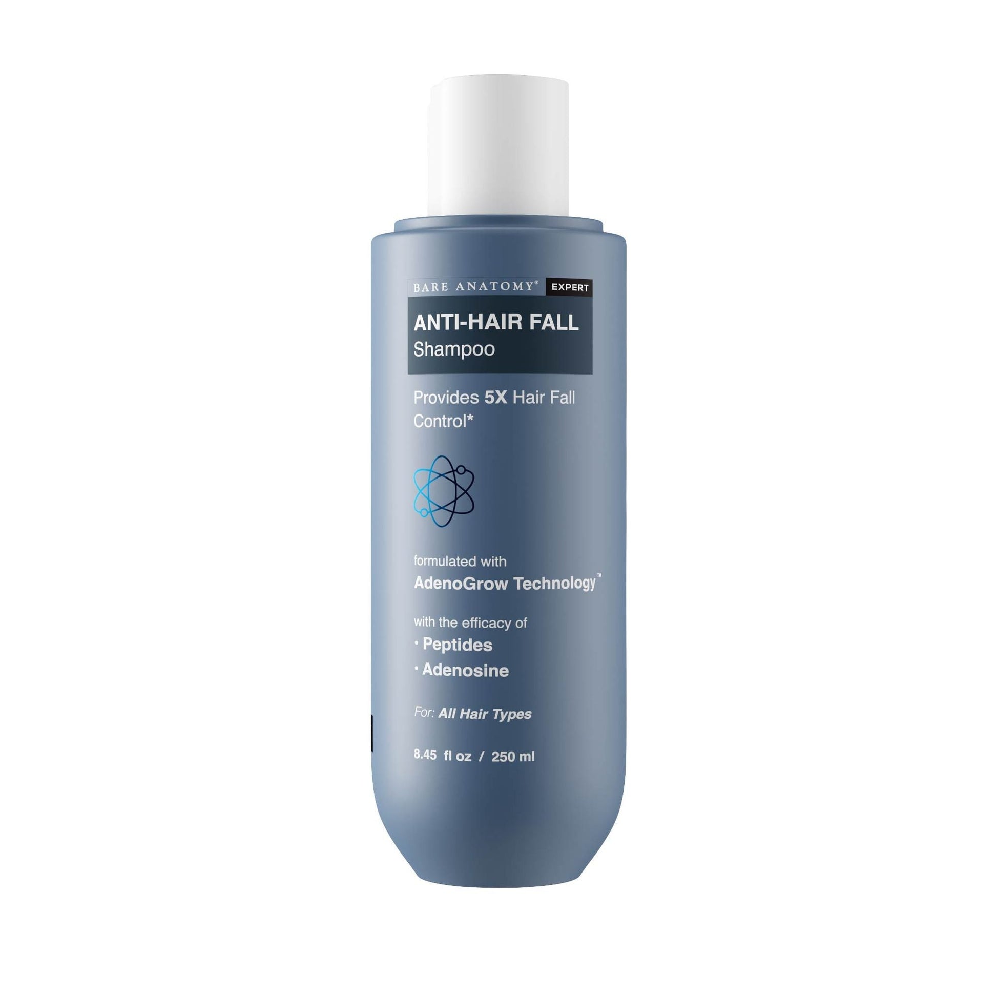 Bare Anatomy Anti-Hair Fall Shampoo 5X Hair Fall Control With Peptides