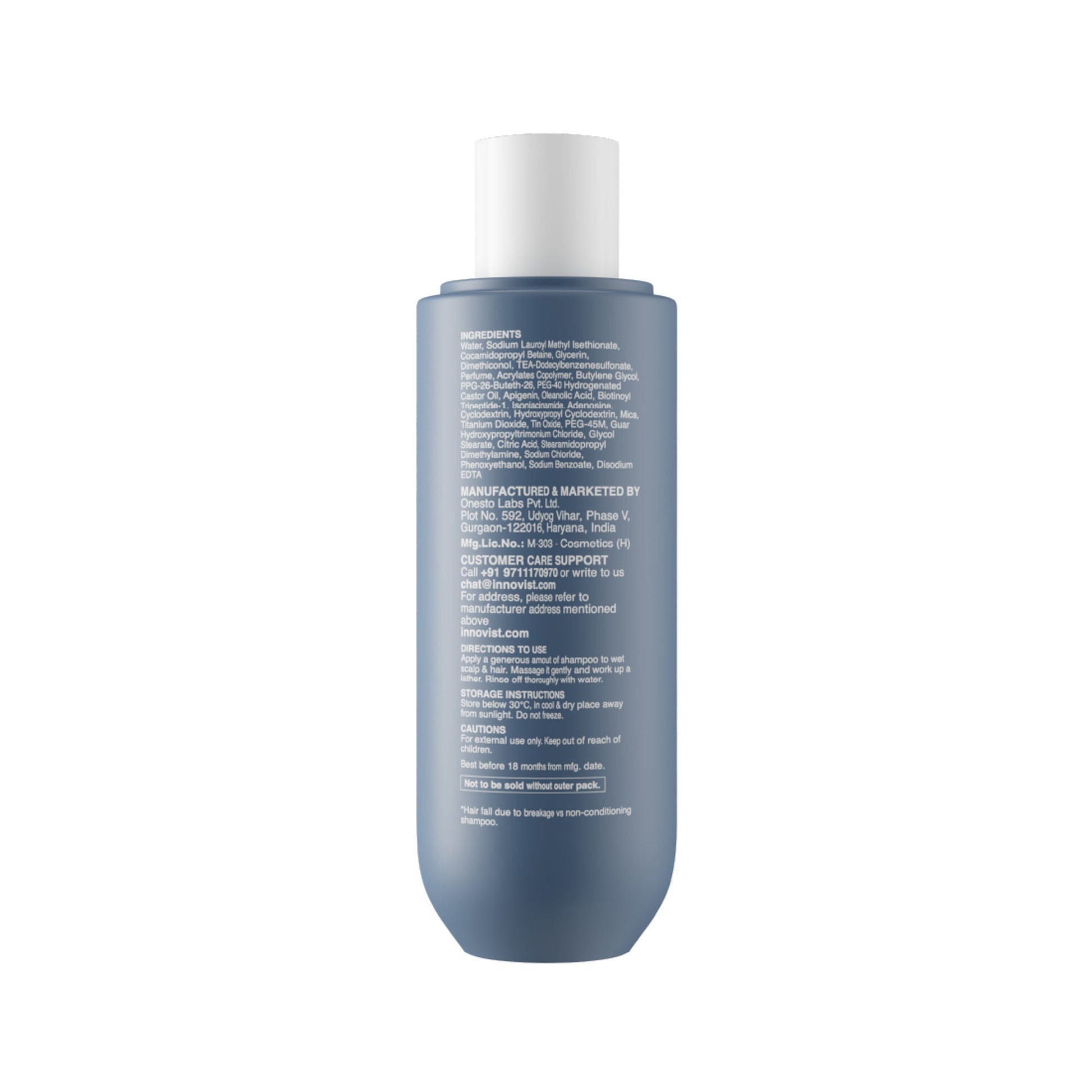 Bare Anatomy Anti-Hair Fall Shampoo 5X Hair Fall Control With Peptides
