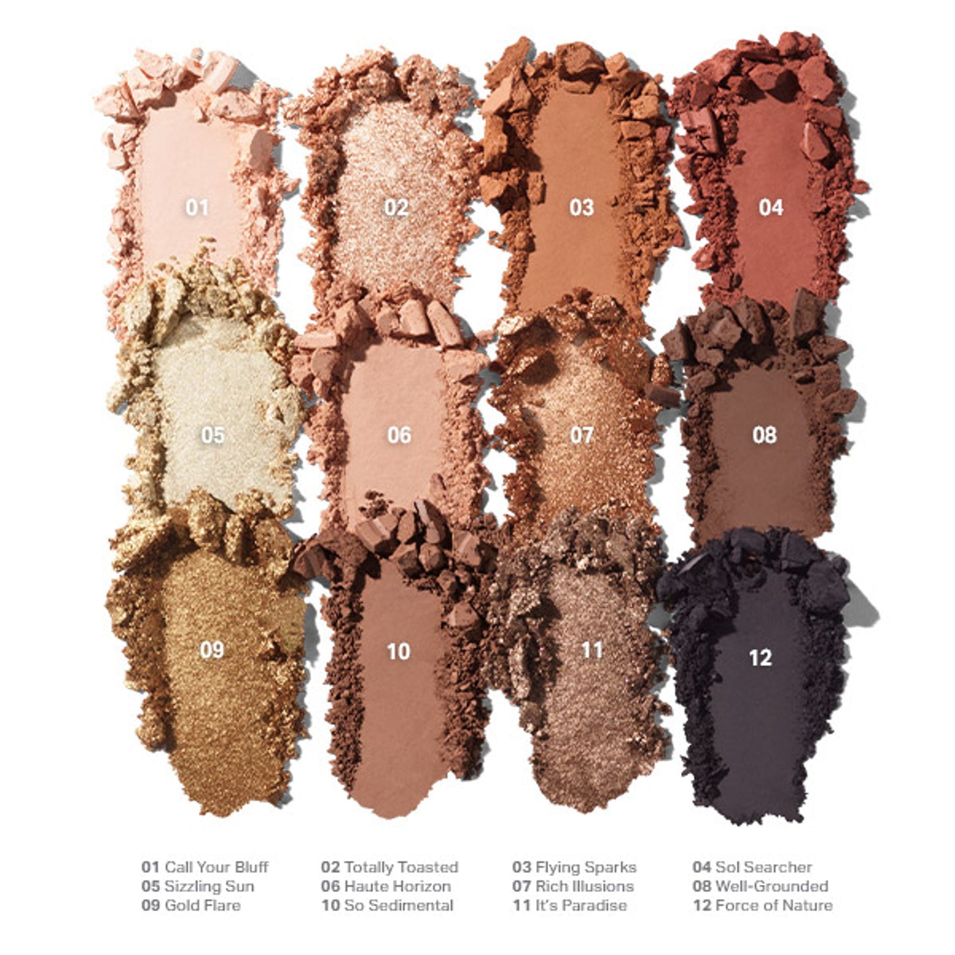 MORPHE Chromaplus 12-Pan Eyeshadow Palette - Flickering Sands