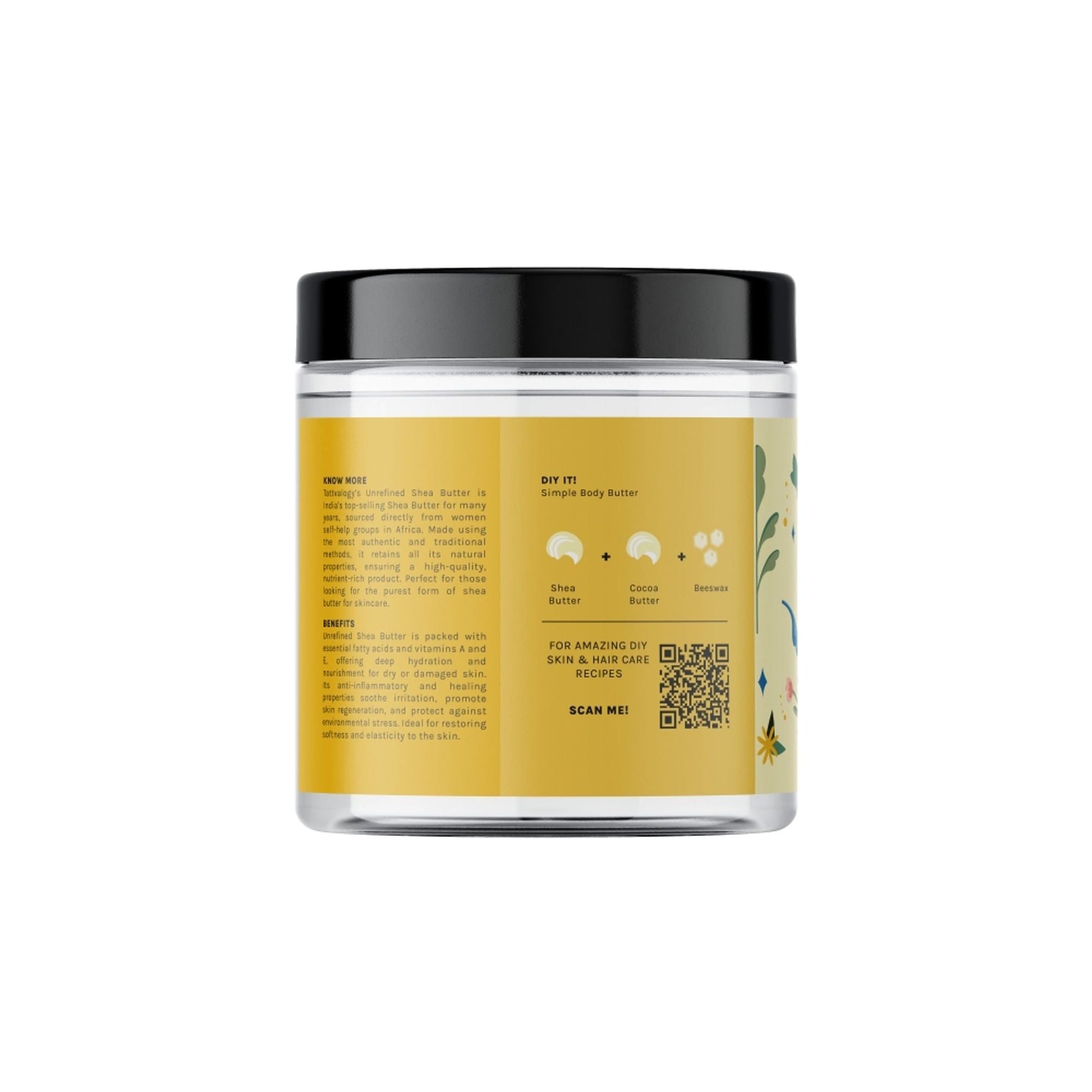 Tattvalogy African Shea Butter, Organic Raw Unrefined, Body Butter & Moisturizer