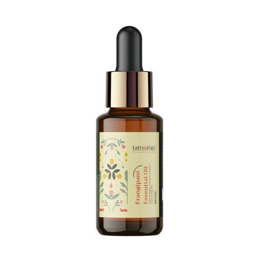 Tattvalogy Frangipani Essential Oil - Glowing Skin, Rich Flowery Fragrance, Use as a Natural Perfume