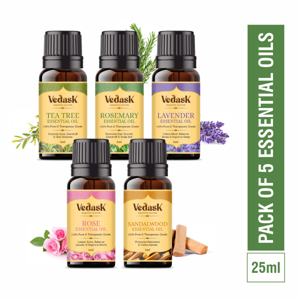 Vedask Organic Essential Oil Combo  Grab2Buy Vedask Grab2Buy