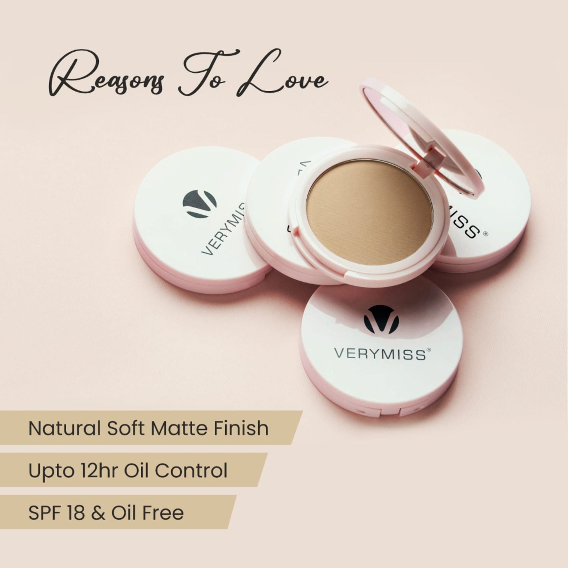 VERYMISS 8 To 8 Weightless Super Stay Compact Powder - 114 Beige  Grab2Buy VERYMISS Grab2Buy