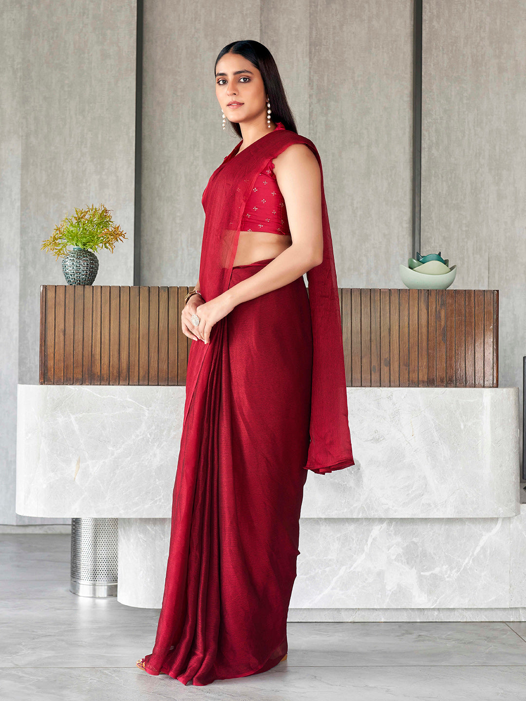Tikhi Imli Polyester Ready to Wear Grab2Buy 