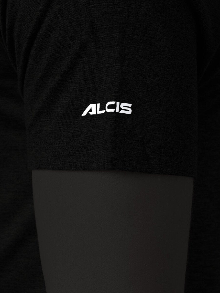 Alcis Typography Printed Dry Tech Slim Fit T-shirt 