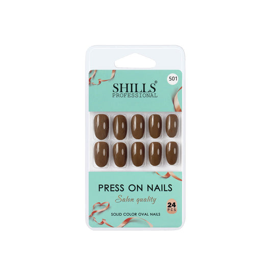 Shills Professional Reusable Press On Nails Oval - SPN501