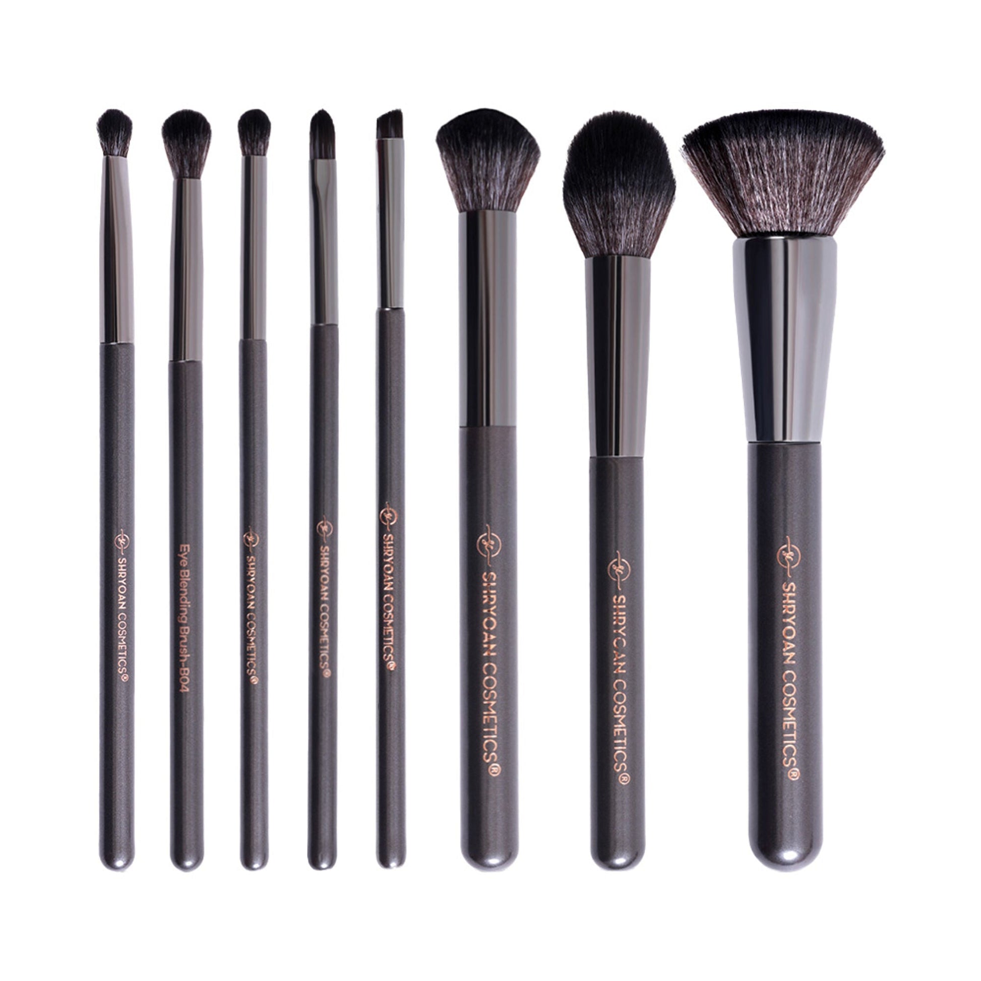 Shryoan Professional Full Face Makeup Brush Set - Pack Of 8