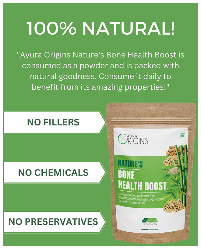 Ayura Origins Nature's Bone Health Boost Powder 