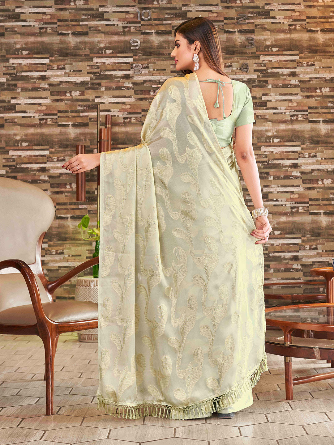 Tikhi Imli Embellished Jacquard Satin Ready to Wear Grab2Buy 