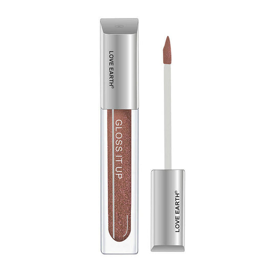 Love Earth Lip Gloss - Honey Dip (Brown Glitter) - Grab2buy