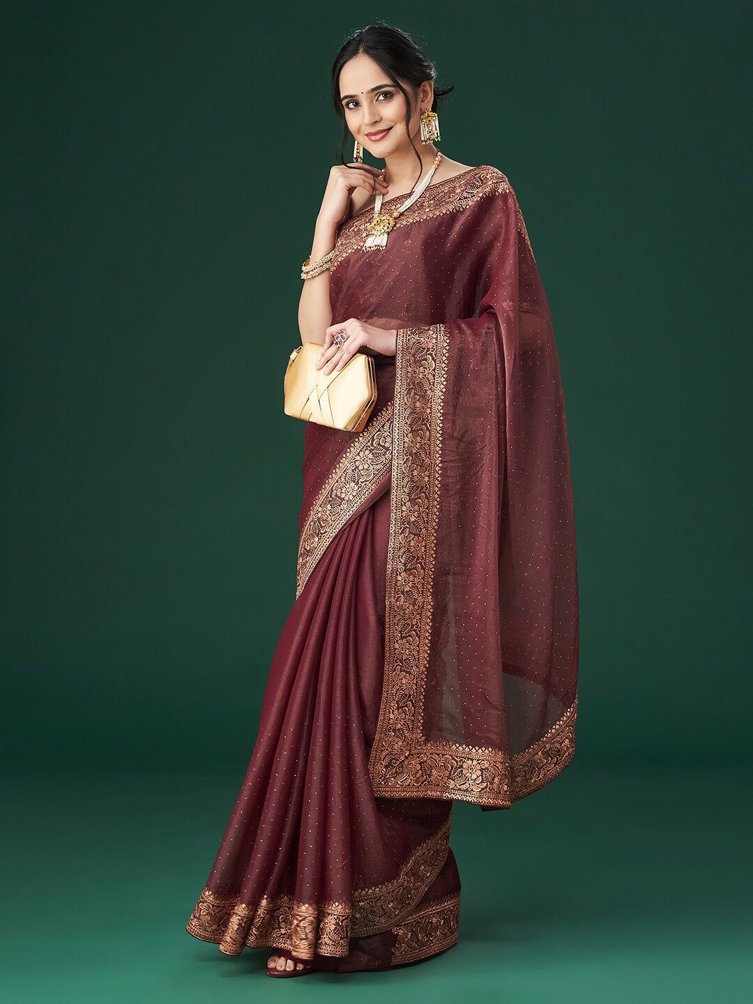 kasee Embellished Zari Saree