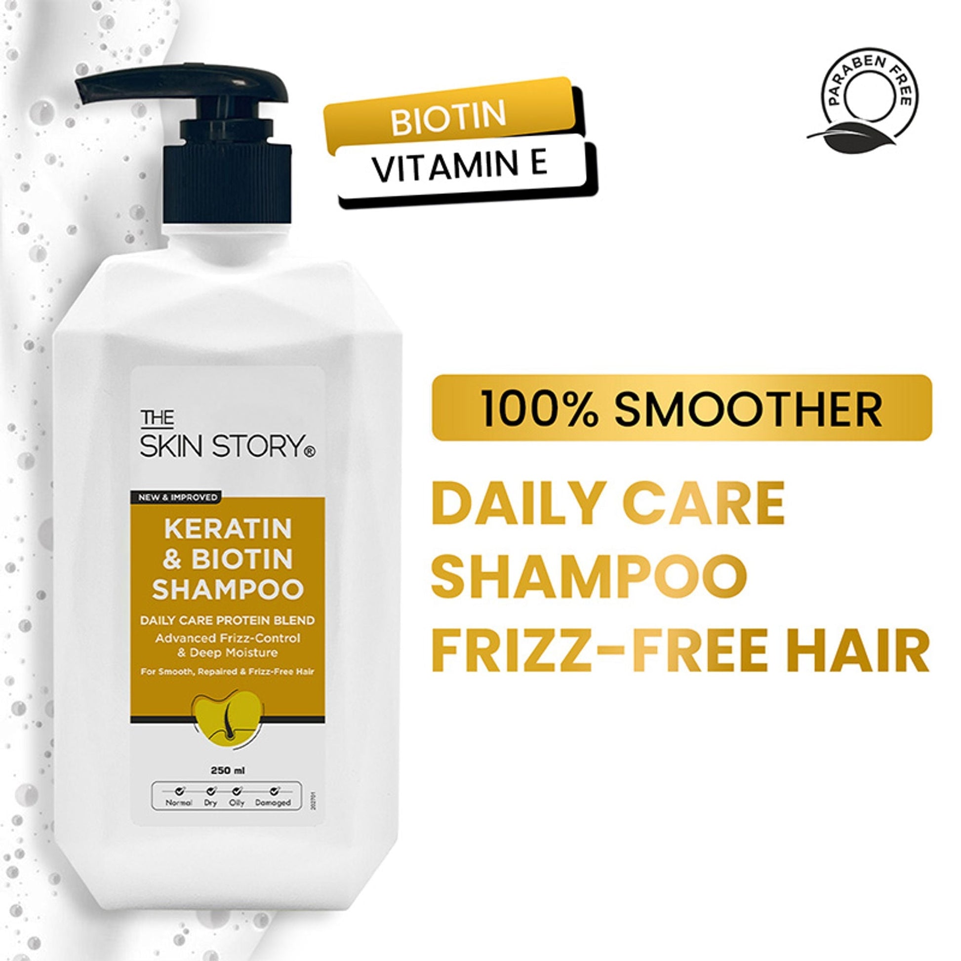 The Skin Story Advanced Frizz Control Keratin Shampoo  Grab2Buy The Skin Story Grab2Buy