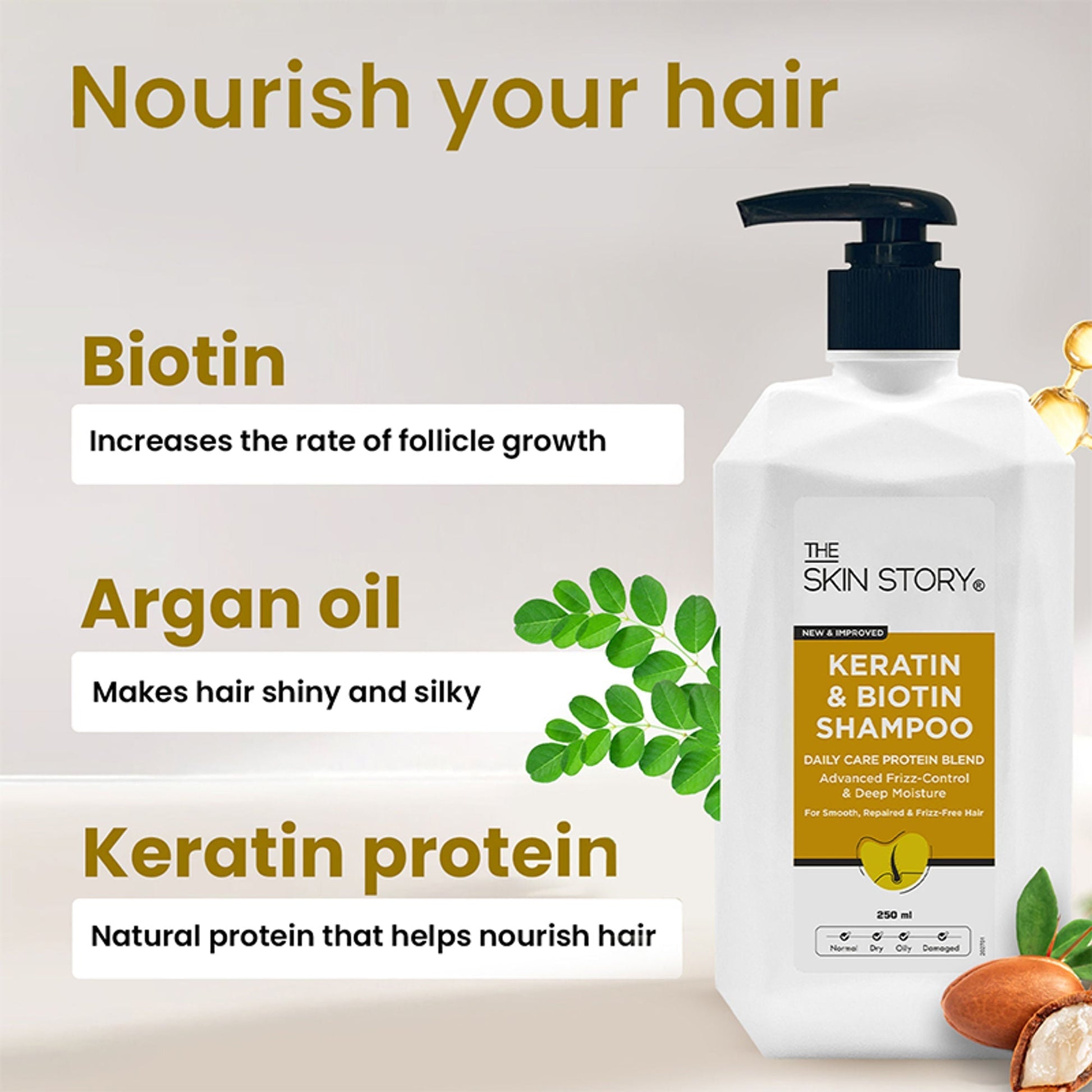 The Skin Story Advanced Frizz Control Keratin Shampoo  Grab2Buy The Skin Story Grab2Buy