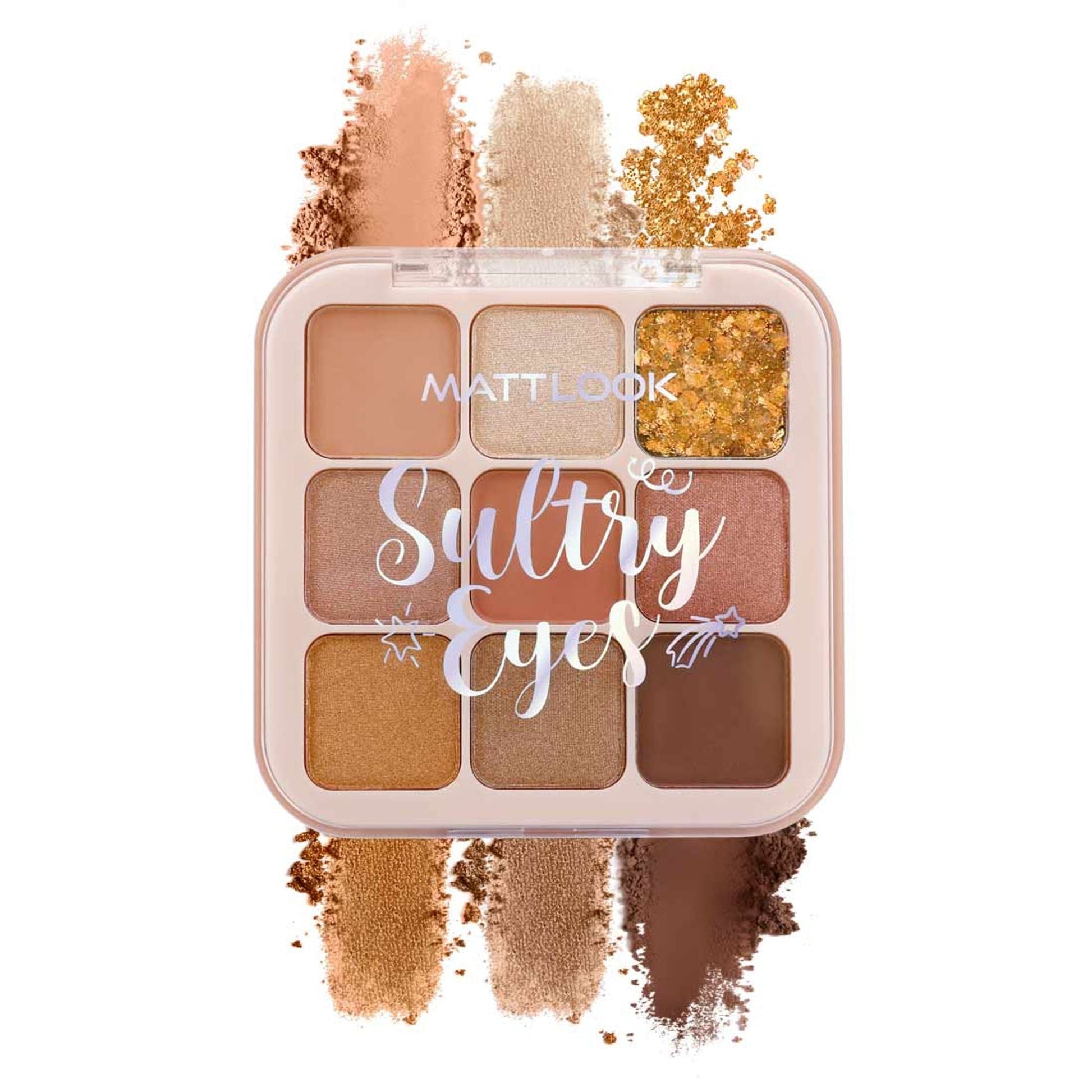 Matt Look Sultry Eyes Highly Pigmented Blendable Long Lasting Eyeshadow Palette - 01 Carnival Fest 