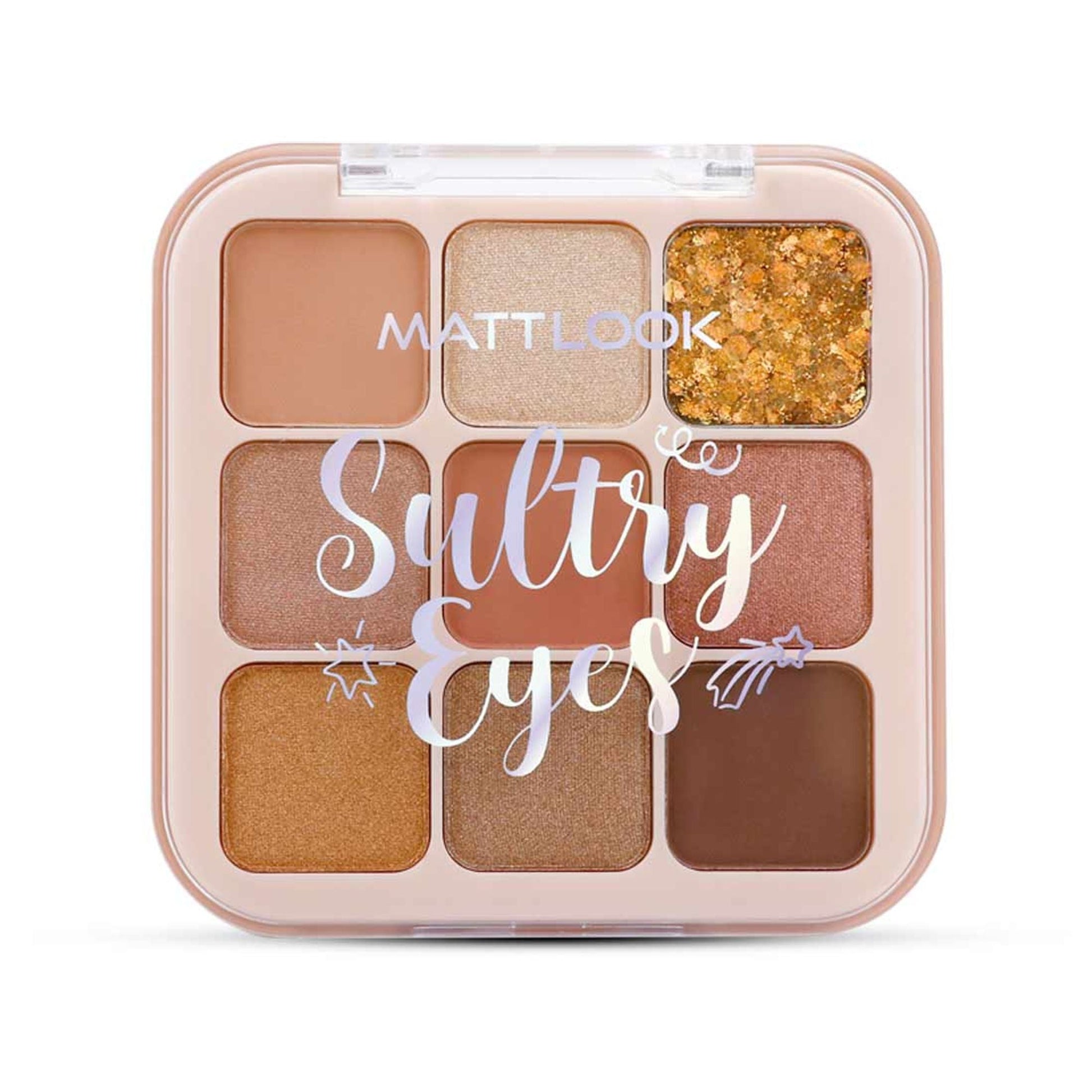 Matt Look Sultry Eyes Highly Pigmented Blendable Long Lasting Eyeshadow Palette - 01 Carnival Fest 
