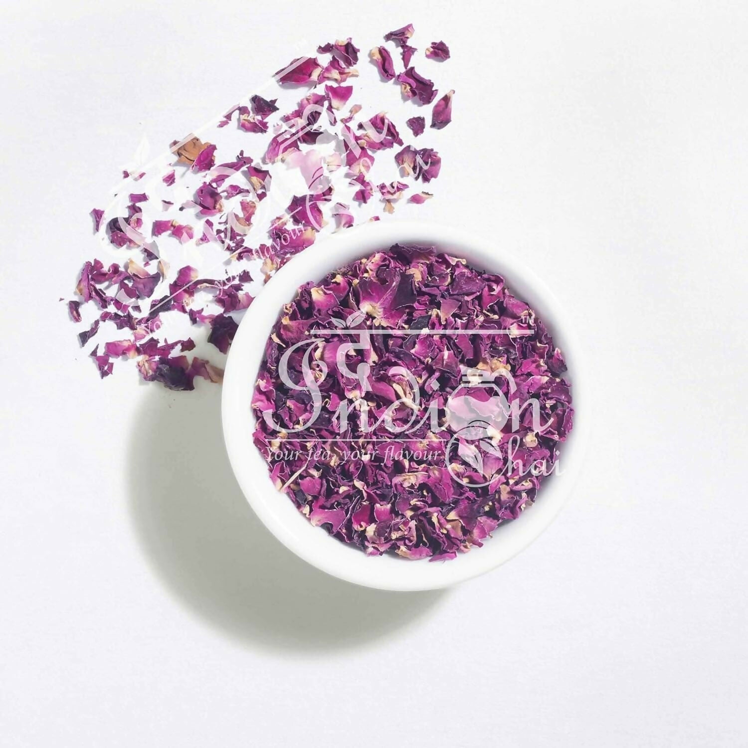 The Indian Chai - Rose Petals Sun Dried Tea 