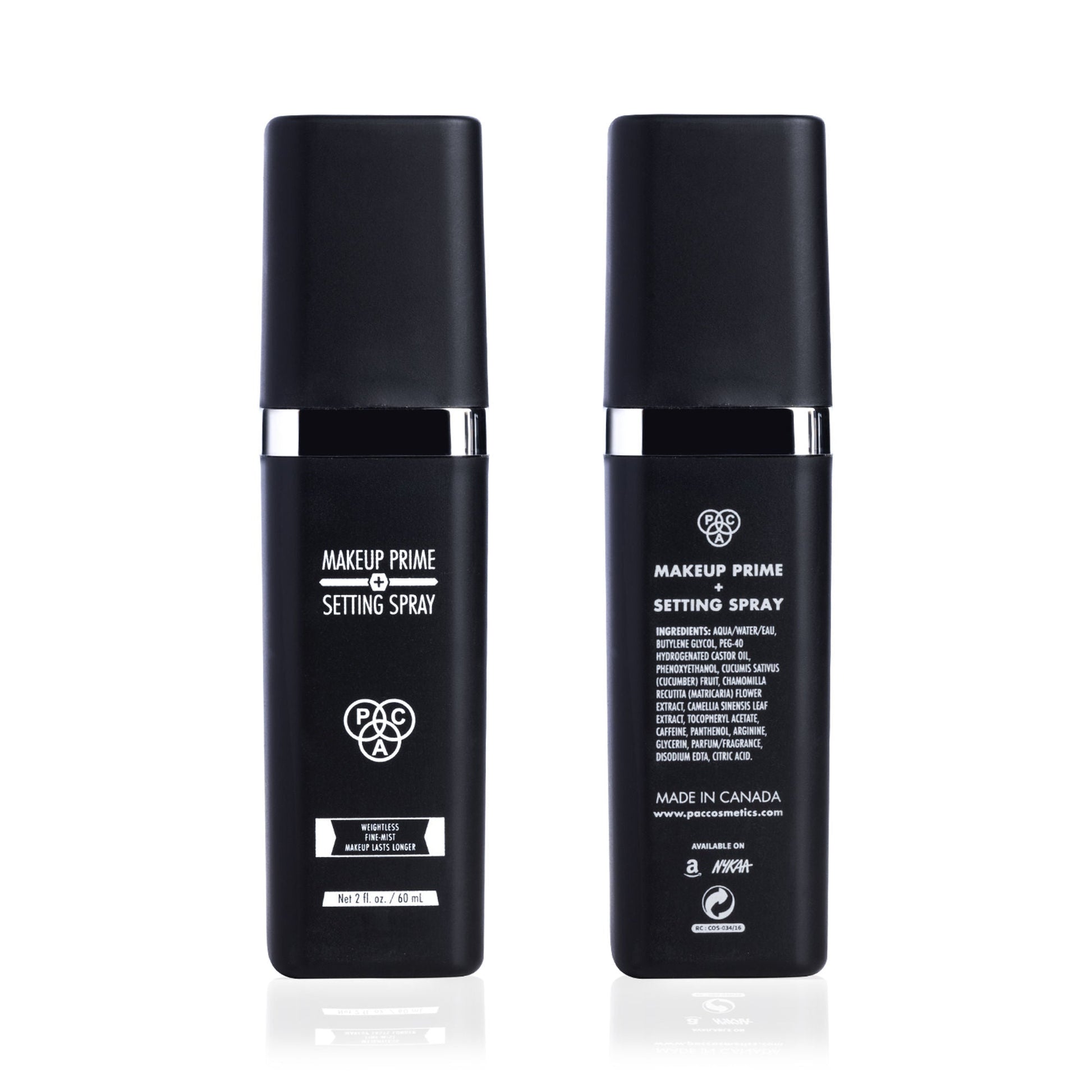 PAC Studio Makeup Prime and Setting Spray - Lightweight Mist, Preps & Hydrates Skin, Sets Makeup Flawlessly