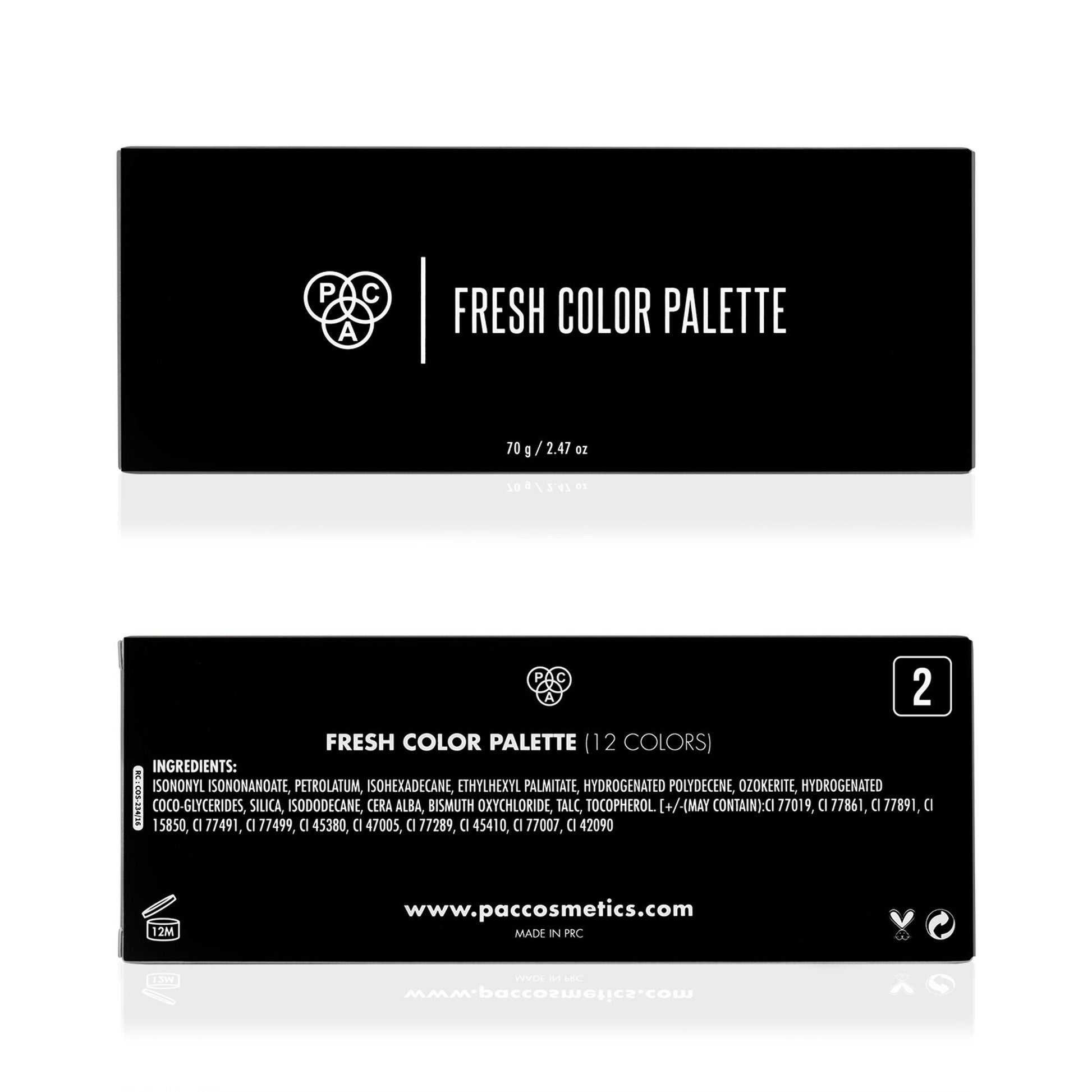 PAC Studio Fresh Color Eyeshadow X12 - Winter Frost