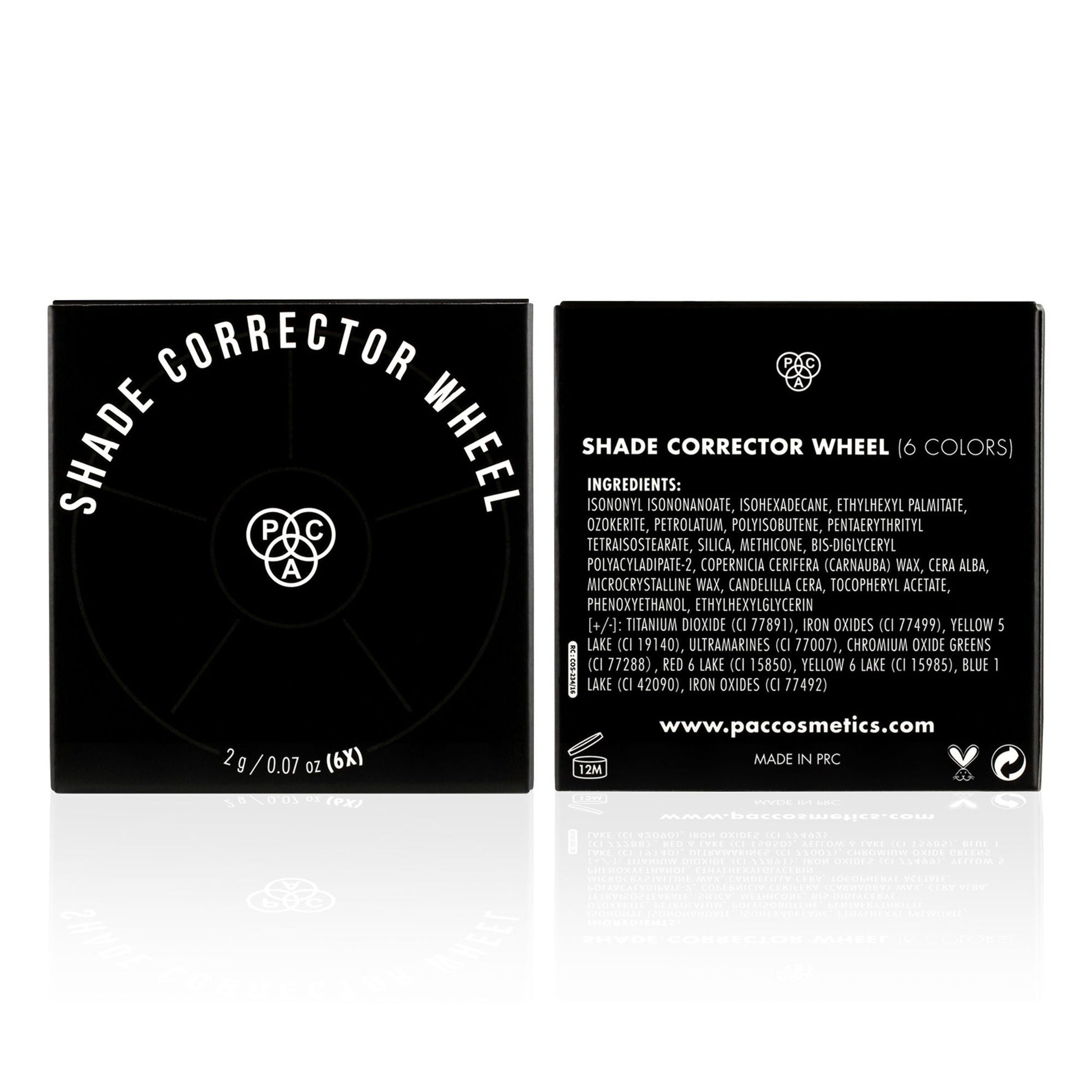 PAC Studio Shade Corrector Wheel X6