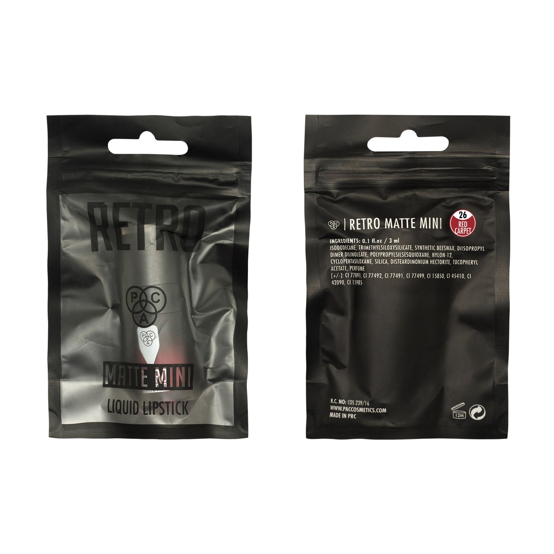 PAC Studio Retro Matte Gloss Mini - Red Carpet