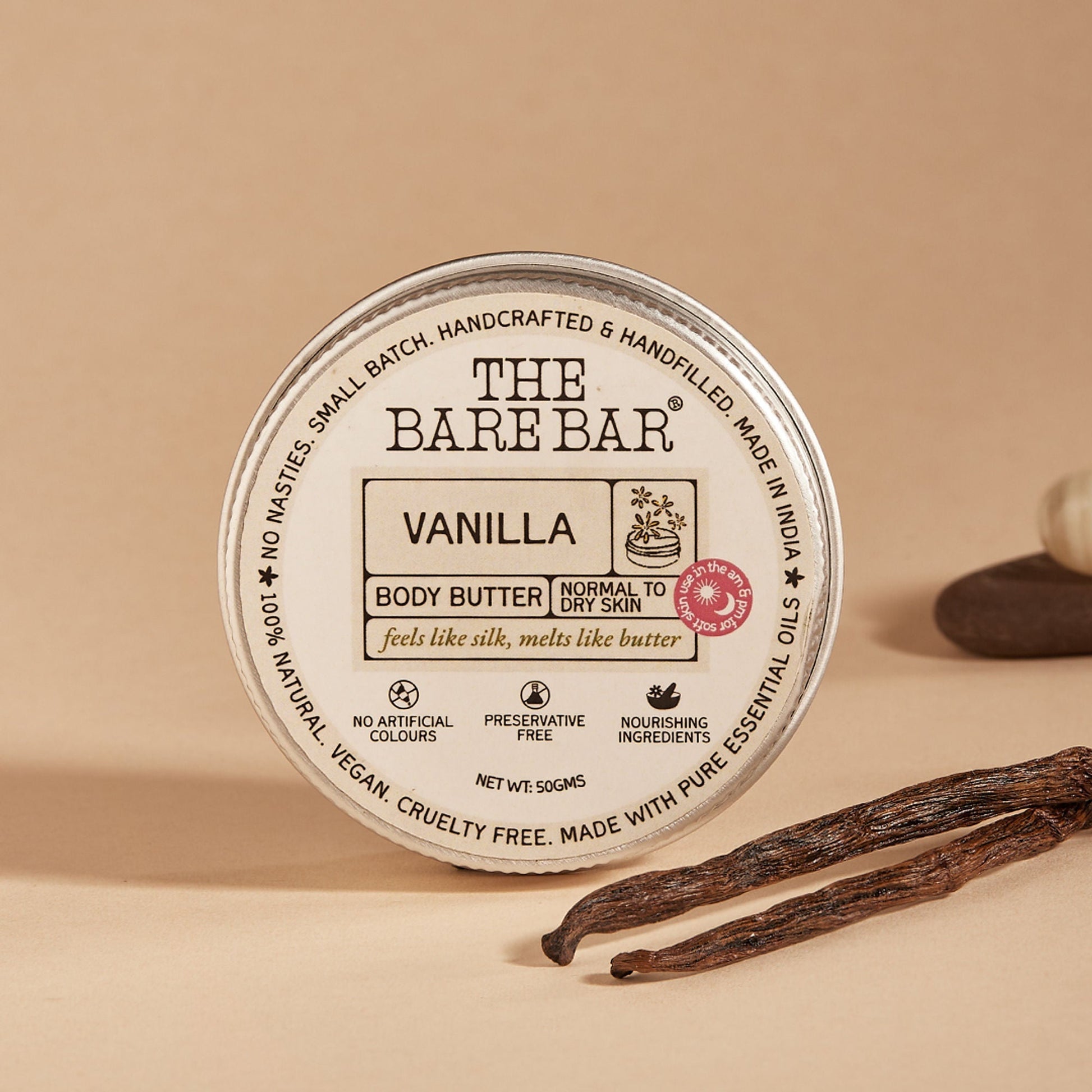 The Bare Bar Vanilla Body Butter - Deeply Moisturizing Vanilla Cream With Natural Butters  Grab2Buy The Bare Bar Grab2Buy