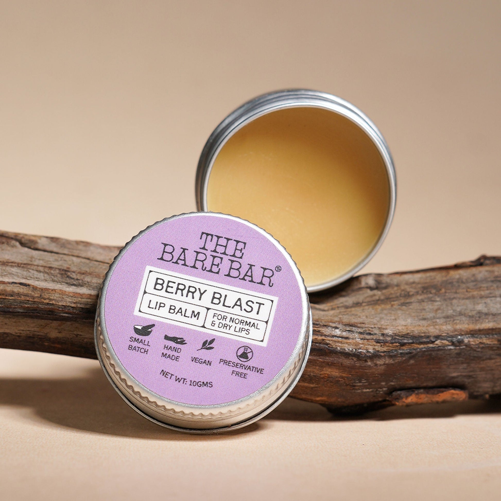 The Bare Bar Berry Blast Lip Balm - Buttery Moisture For Pigmented, Dry Lips - Berry Blast  Grab2Buy The Bare Bar Grab2Buy